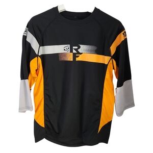 RACE FACE Indy Jersey  3/4 sleeve mountain bike orange and black